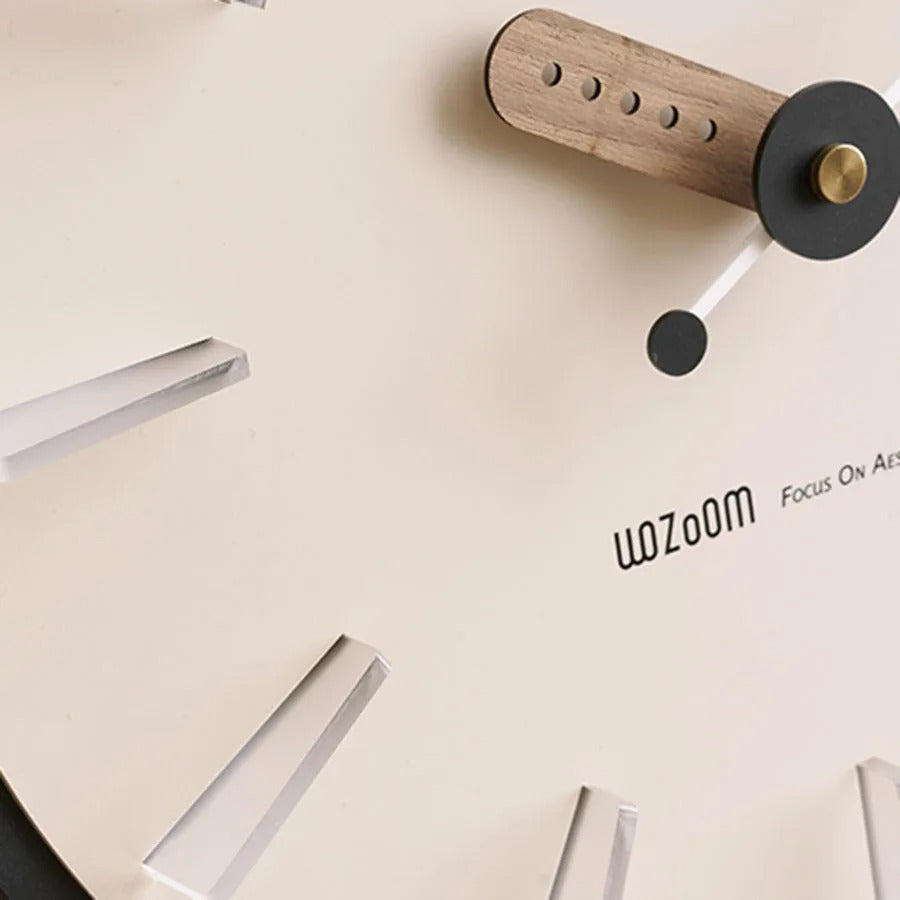 Minimalist Black Wall Clock for UK interiors