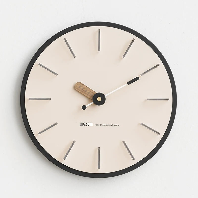 Minimalist Black Wall Clock for UK interiors