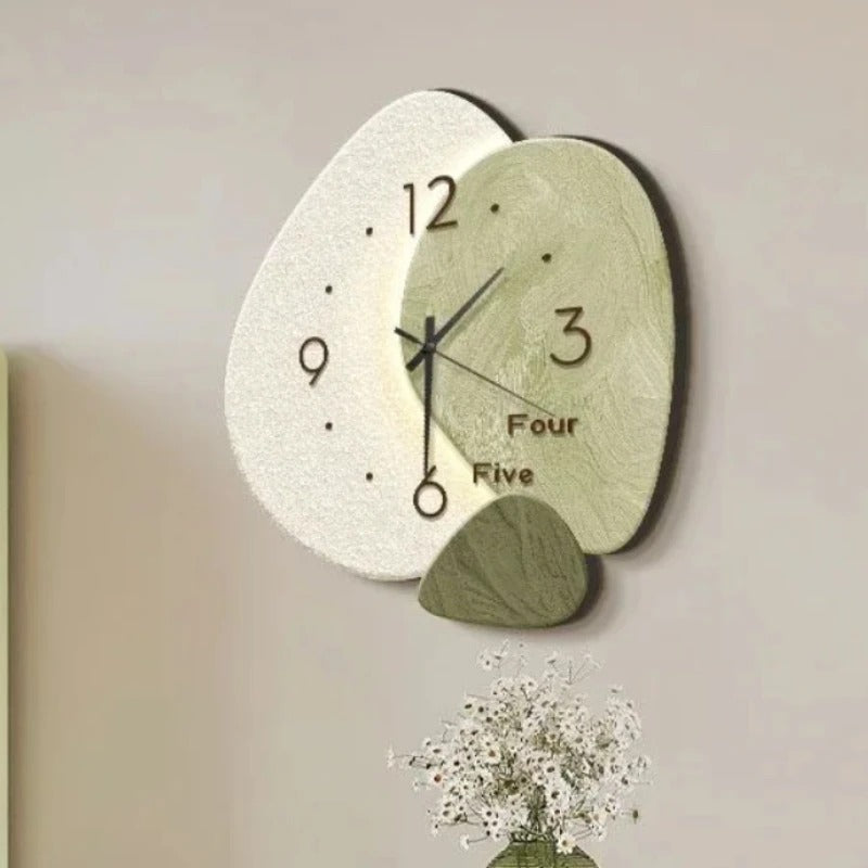 Abstract Shape Wall Clock for UK interiors
