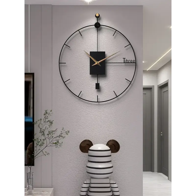 Black Design Wall Clock – view 4