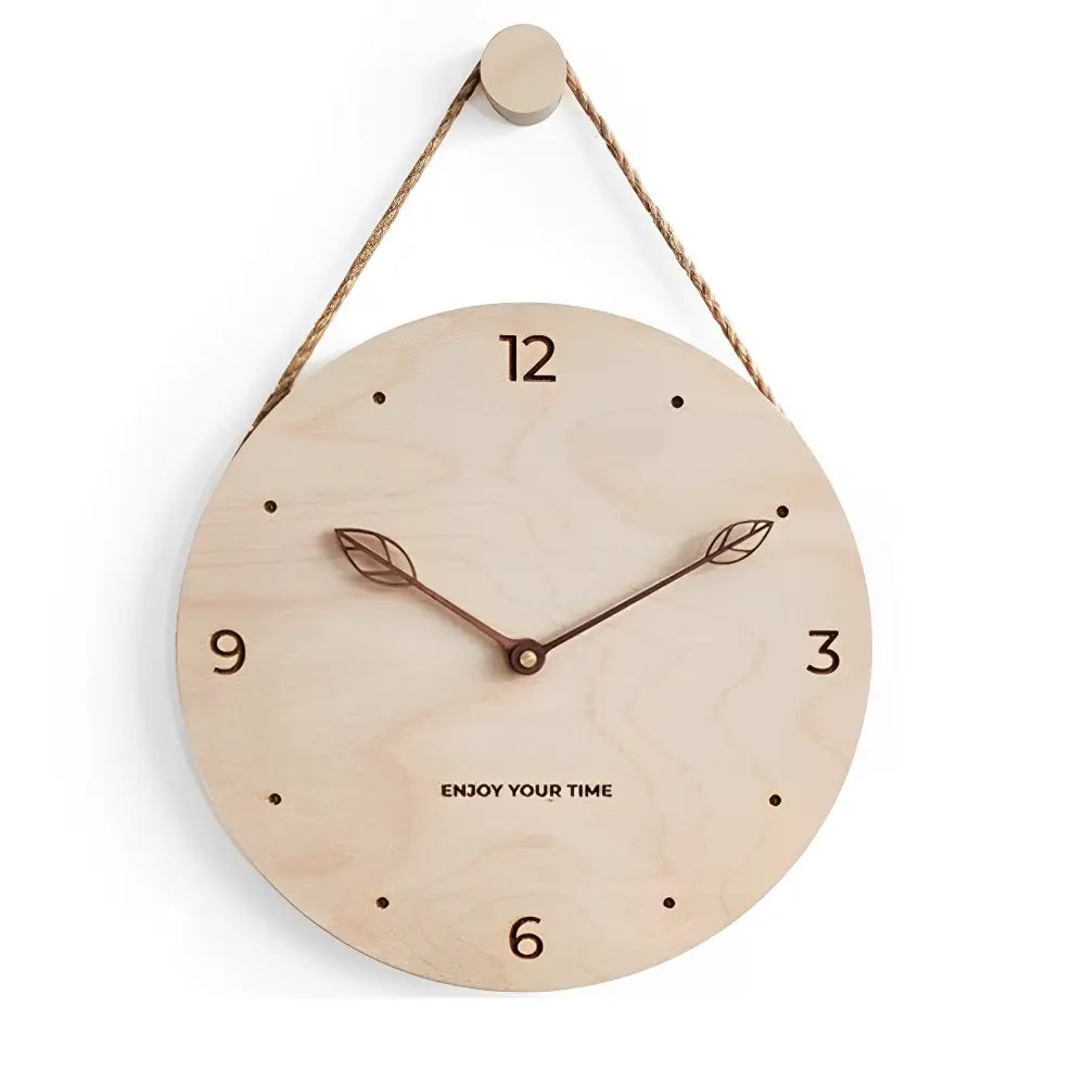 Birch Wood Wall Clock – view 7