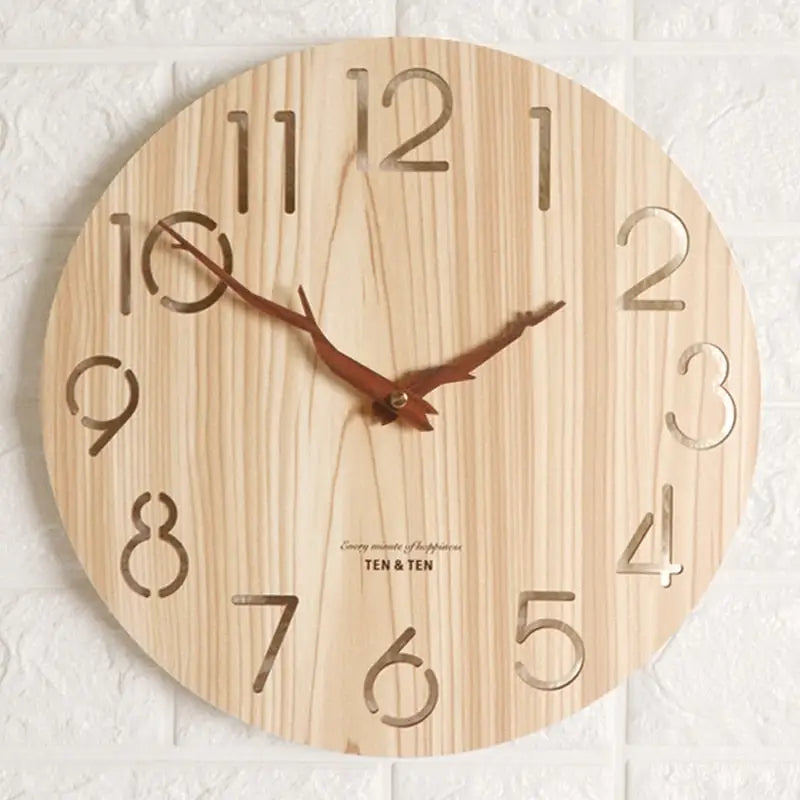 Bamboo Wood Wall Clock – view 6