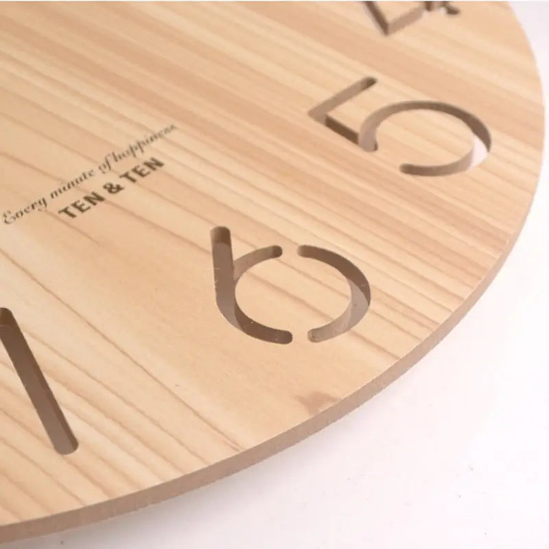 Bamboo Wood Wall Clock – view 5