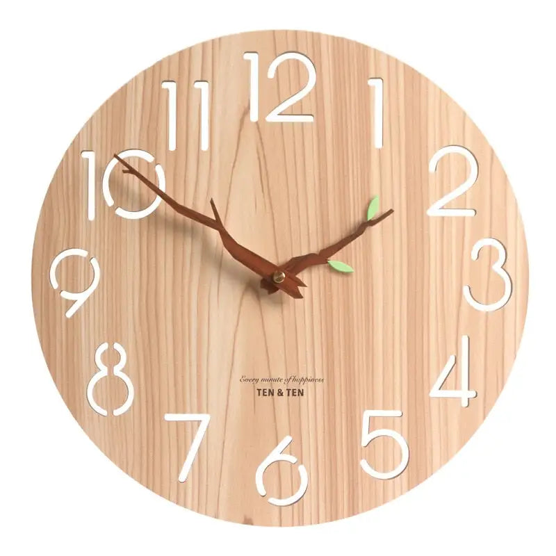 Bamboo Wood Wall Clock – view 7