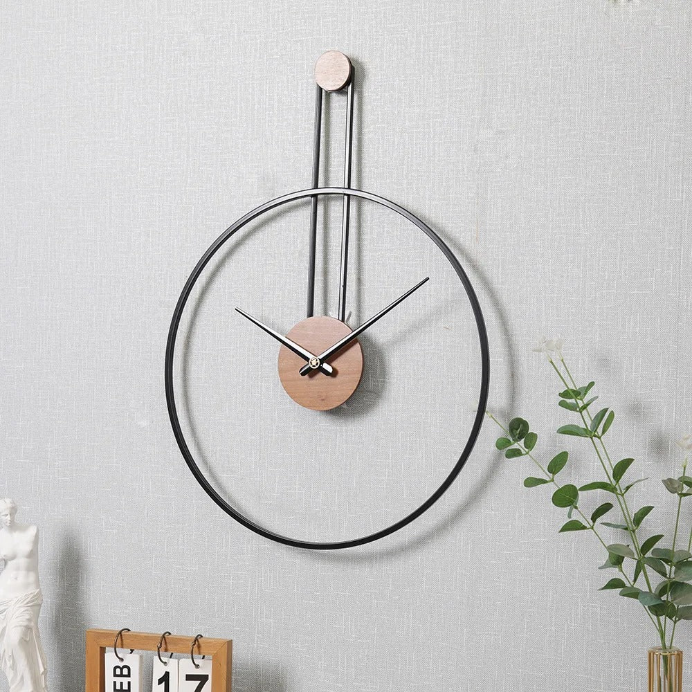 Hanging Circle Wall Clock for UK interiors