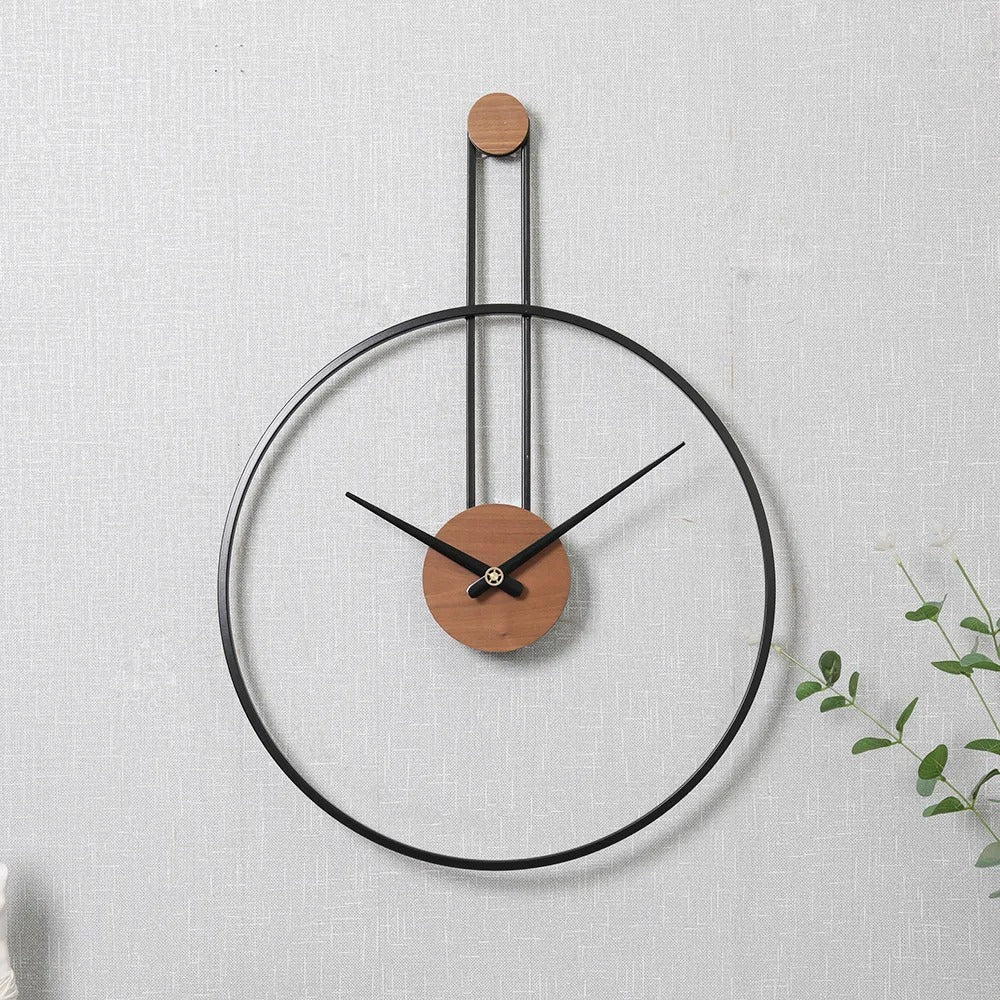 Hanging Circle Wall Clock for UK interiors