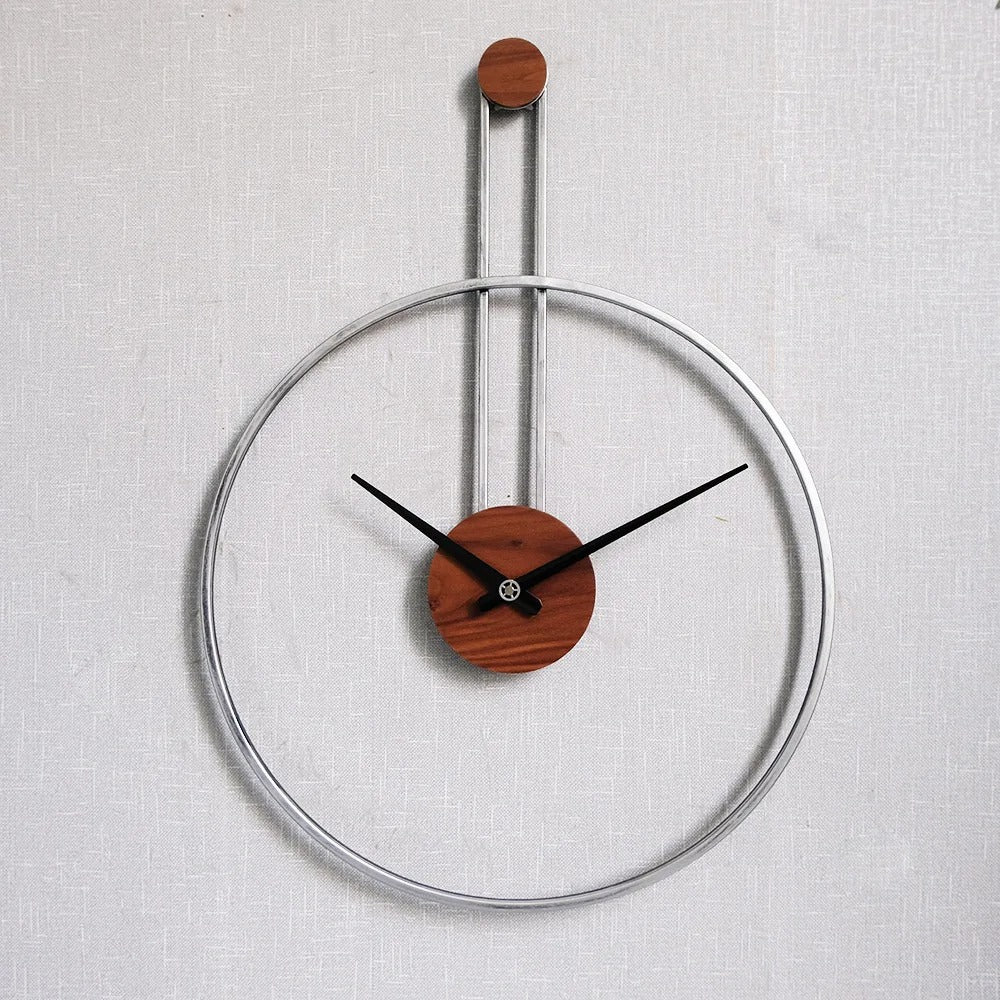 Hanging Circle Wall Clock for UK interiors