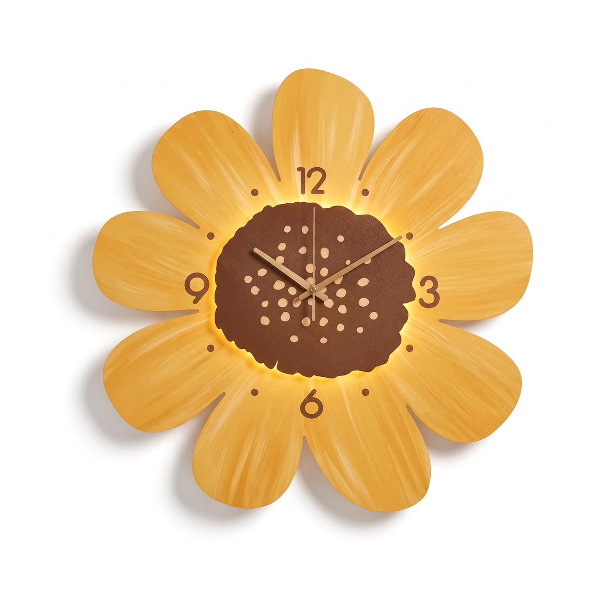 Spring Flower Wall Clock for UK interiors