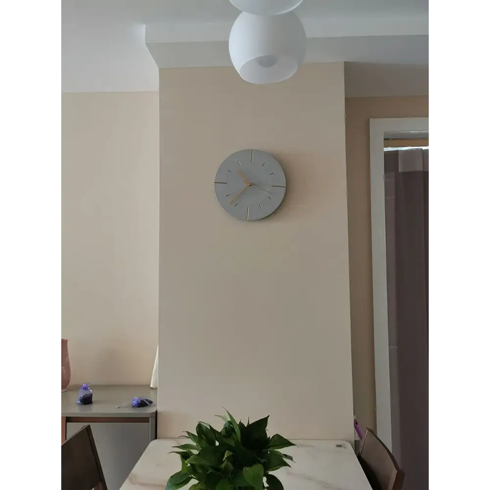 Cement Effect Wall Clock – view 5