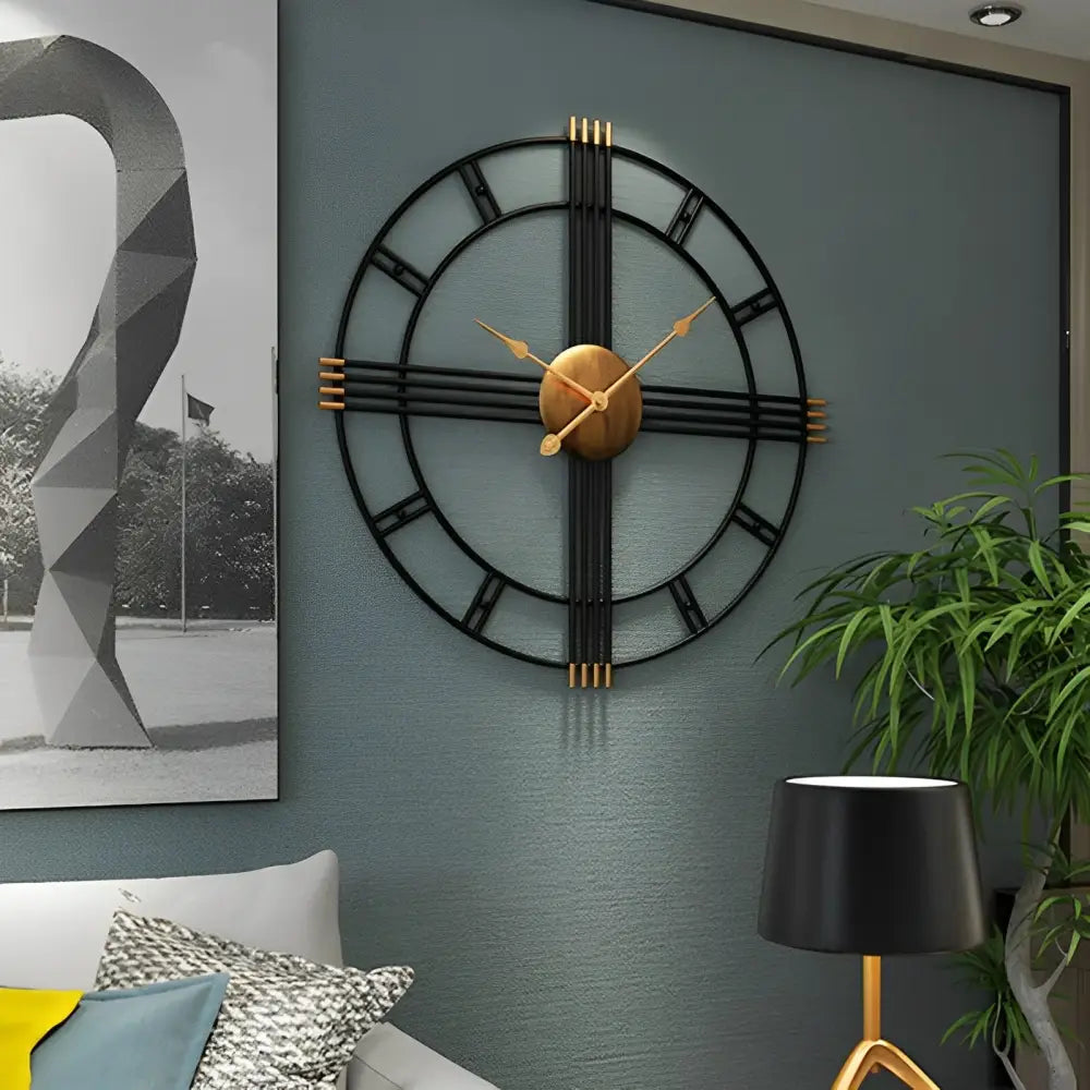 Industrial Design Wall Clock – view 2