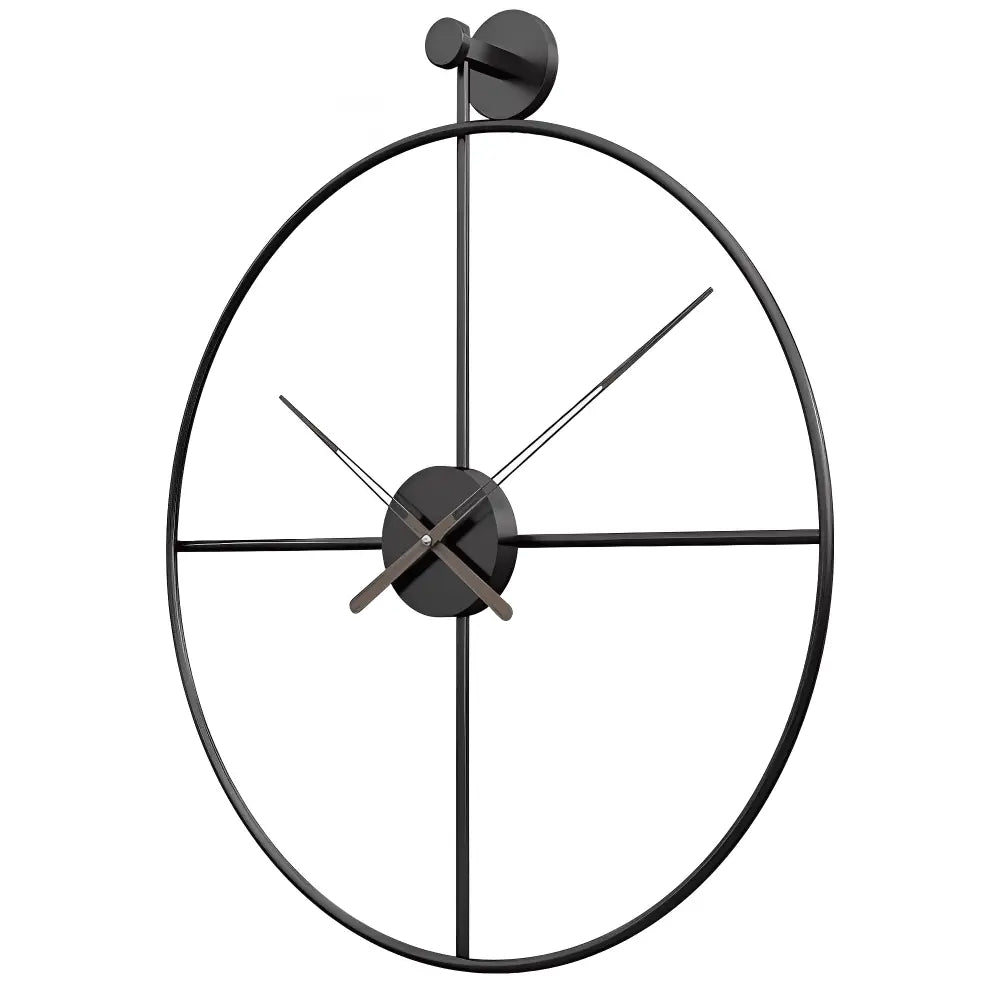 Crossed Circle Design Wall Clock – view 8