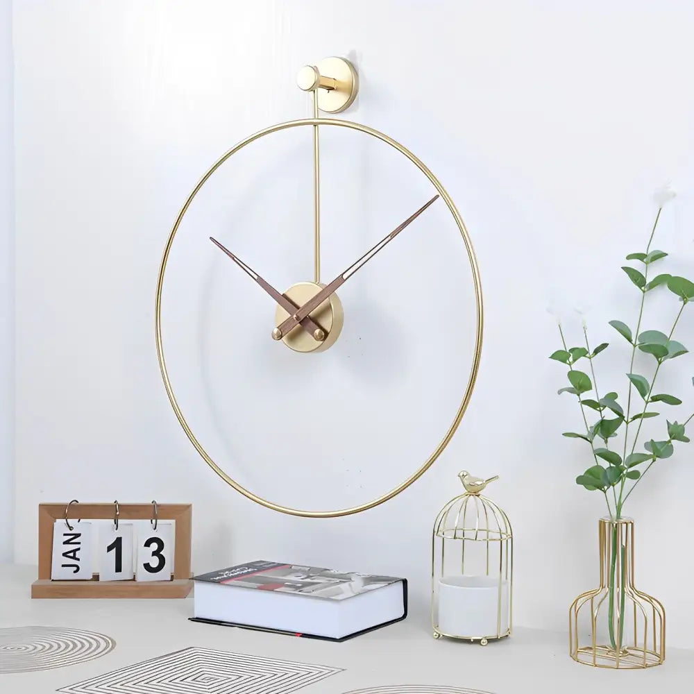 Crossed Circle Design Wall Clock – view 6