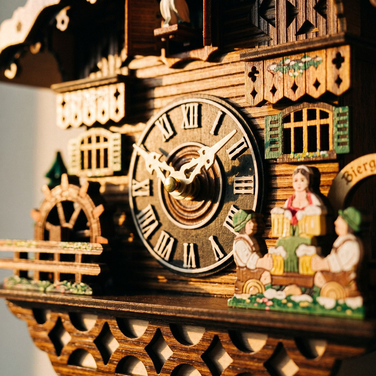 Vintage Chalet Pendulum Wall Clock for UK interiors