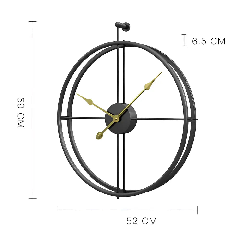 Spherical Rings Wall Clock – view 10