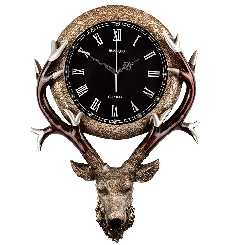 Deer Head Wall Clock – view 10