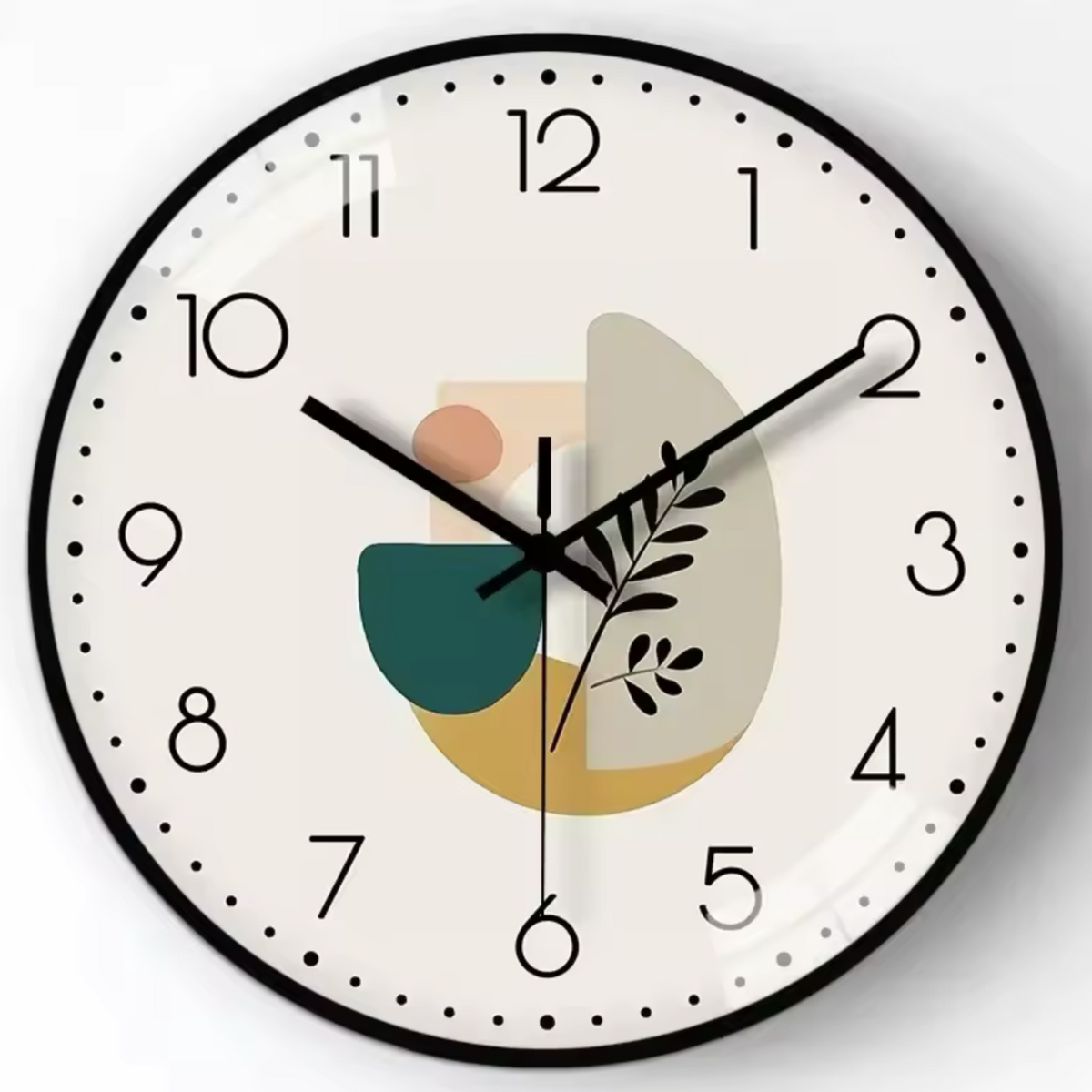 Abstract Graphic Wall Clock for UK interiors