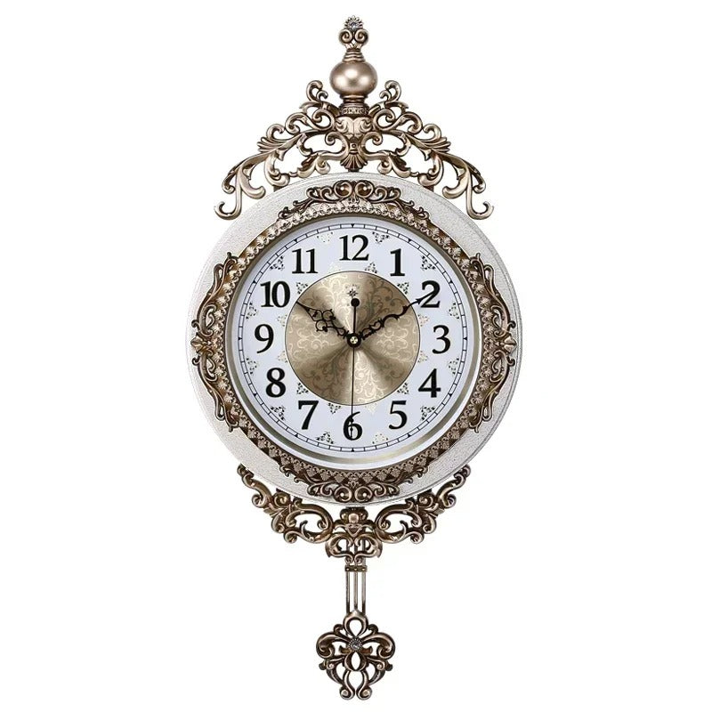 Baroque Ornamental Wall Clock for UK interiors