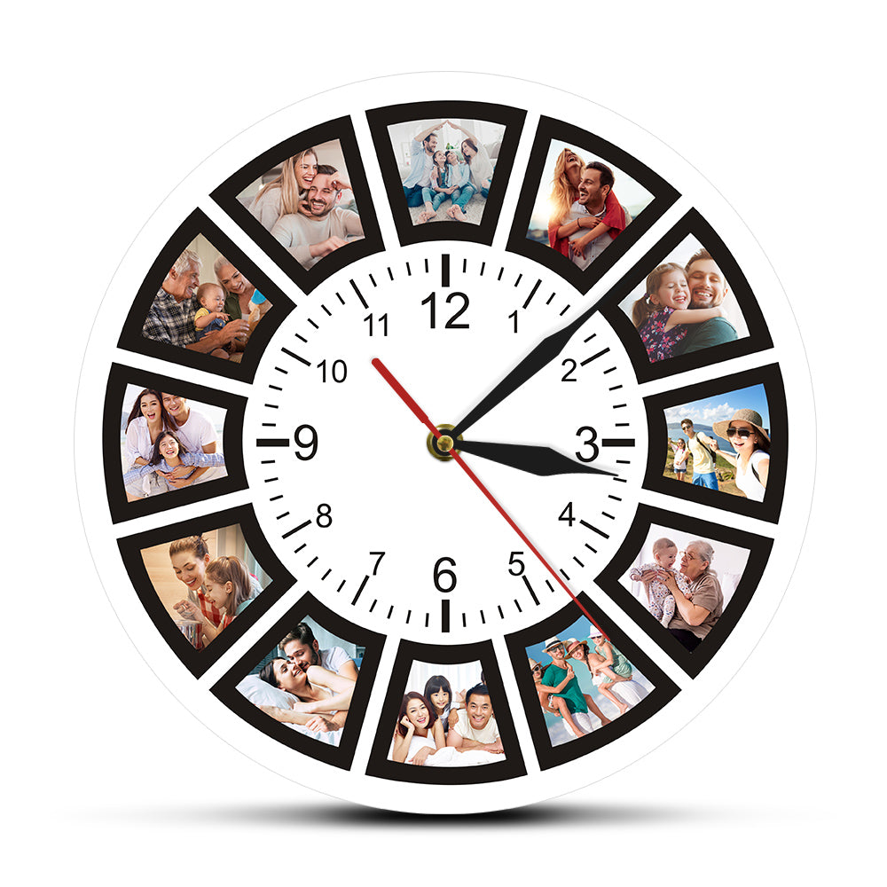 Photo Frame Wall Clock for UK interiors