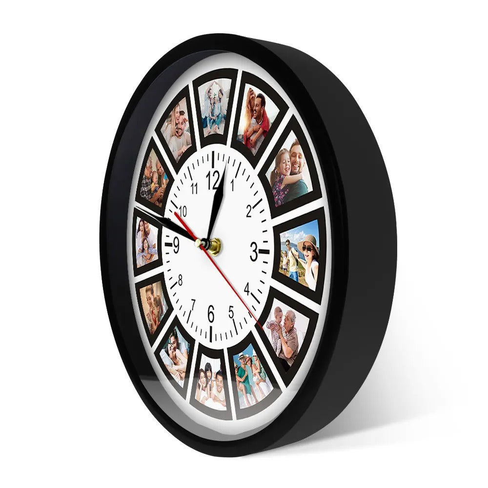 Photo Frame Wall Clock for UK interiors