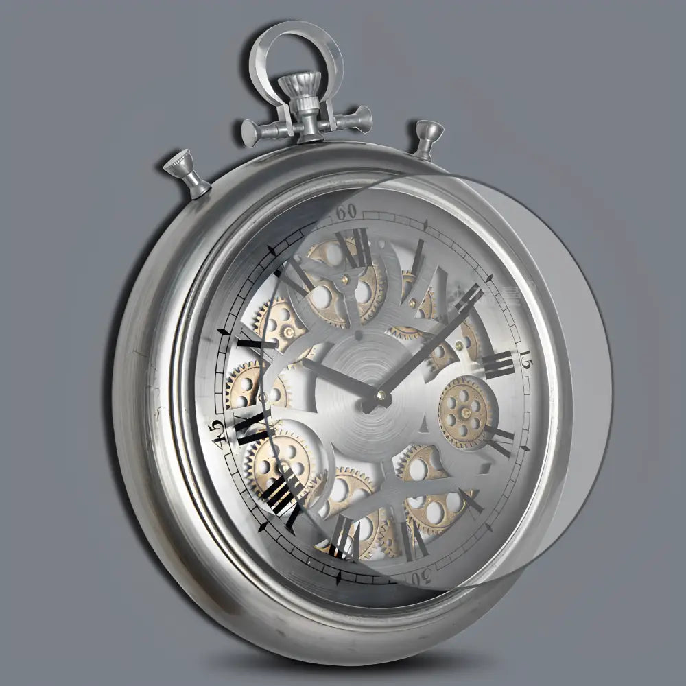 Turning Gear Wall Clock – view 2
