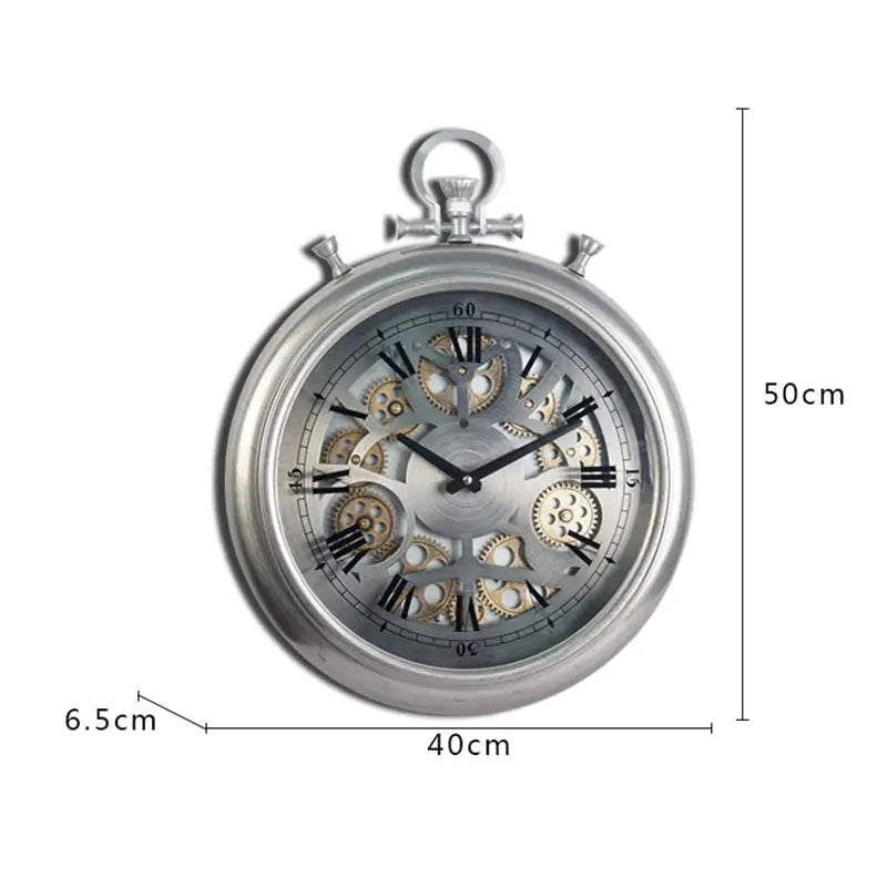 Turning Gear Wall Clock – view 5