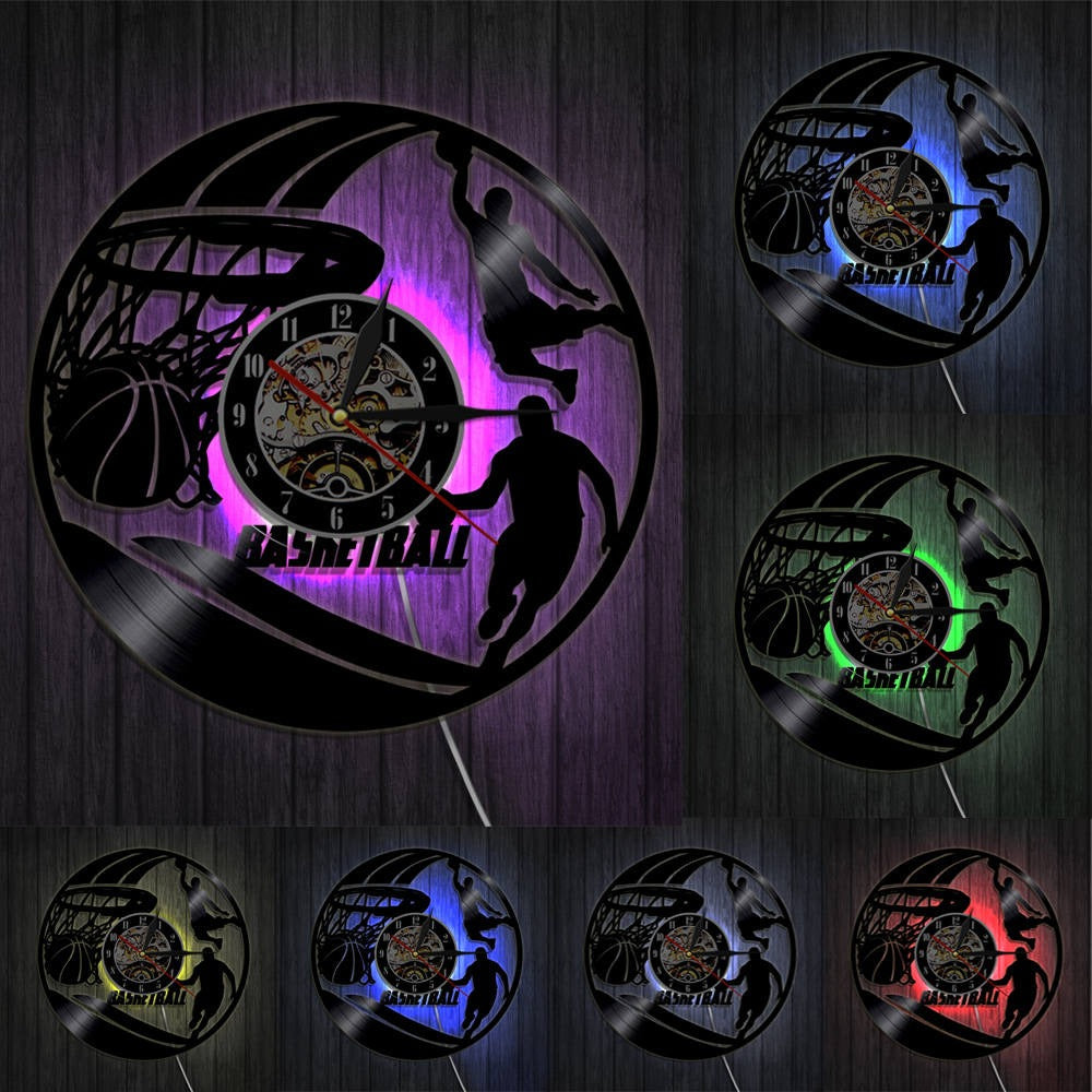 Sports Basketball Wall Clock for UK interiors