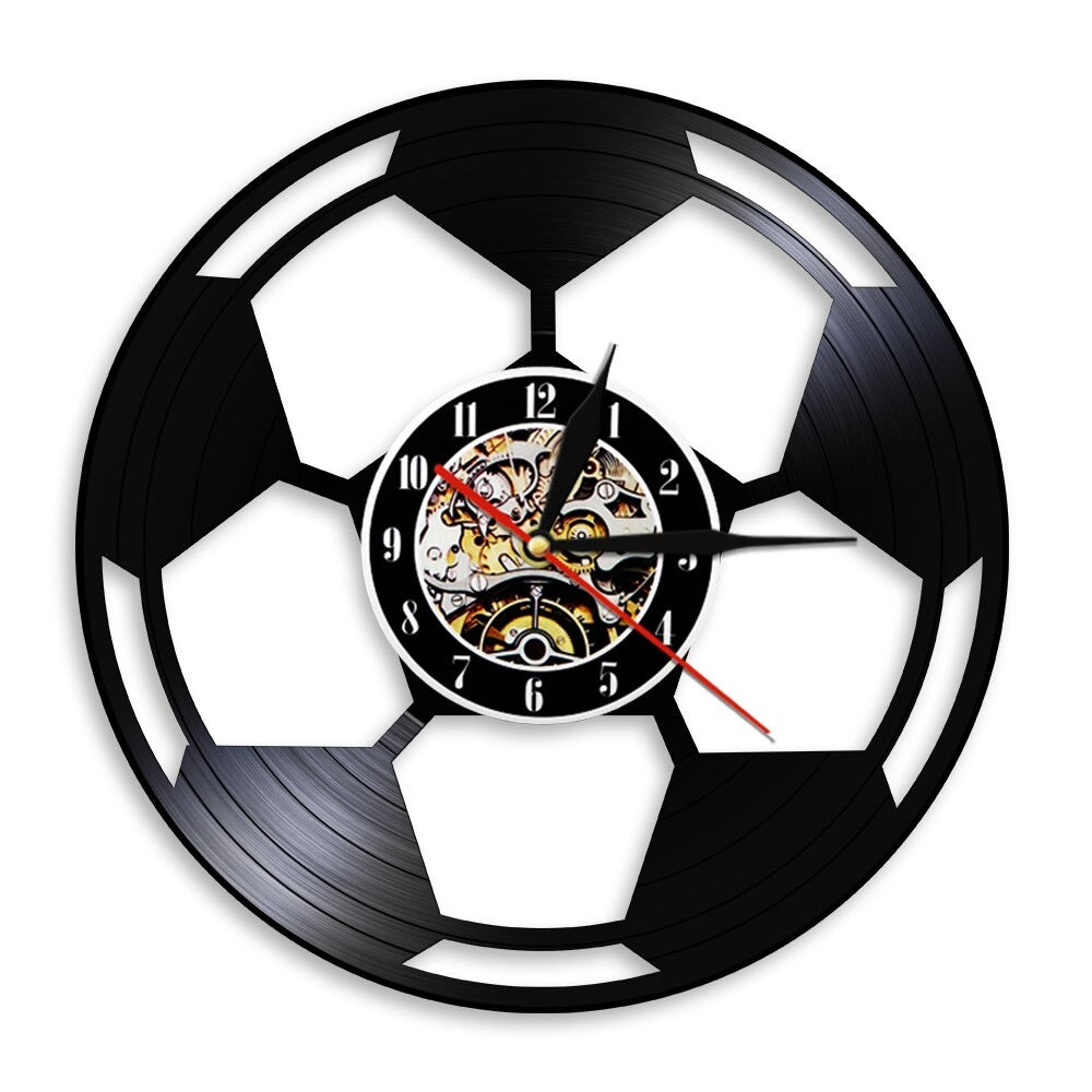 Soccer Ball Wall Clock for UK interiors