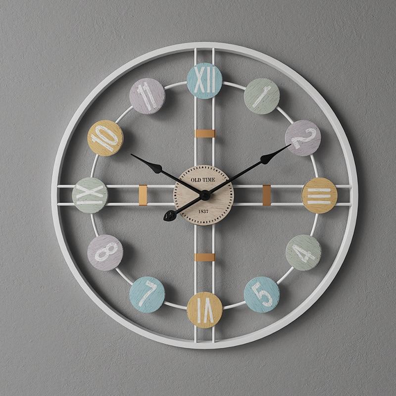 Retro Pastel Wall Clock for UK interiors
