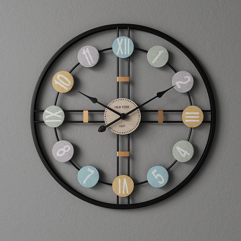 Retro Pastel Wall Clock for UK interiors