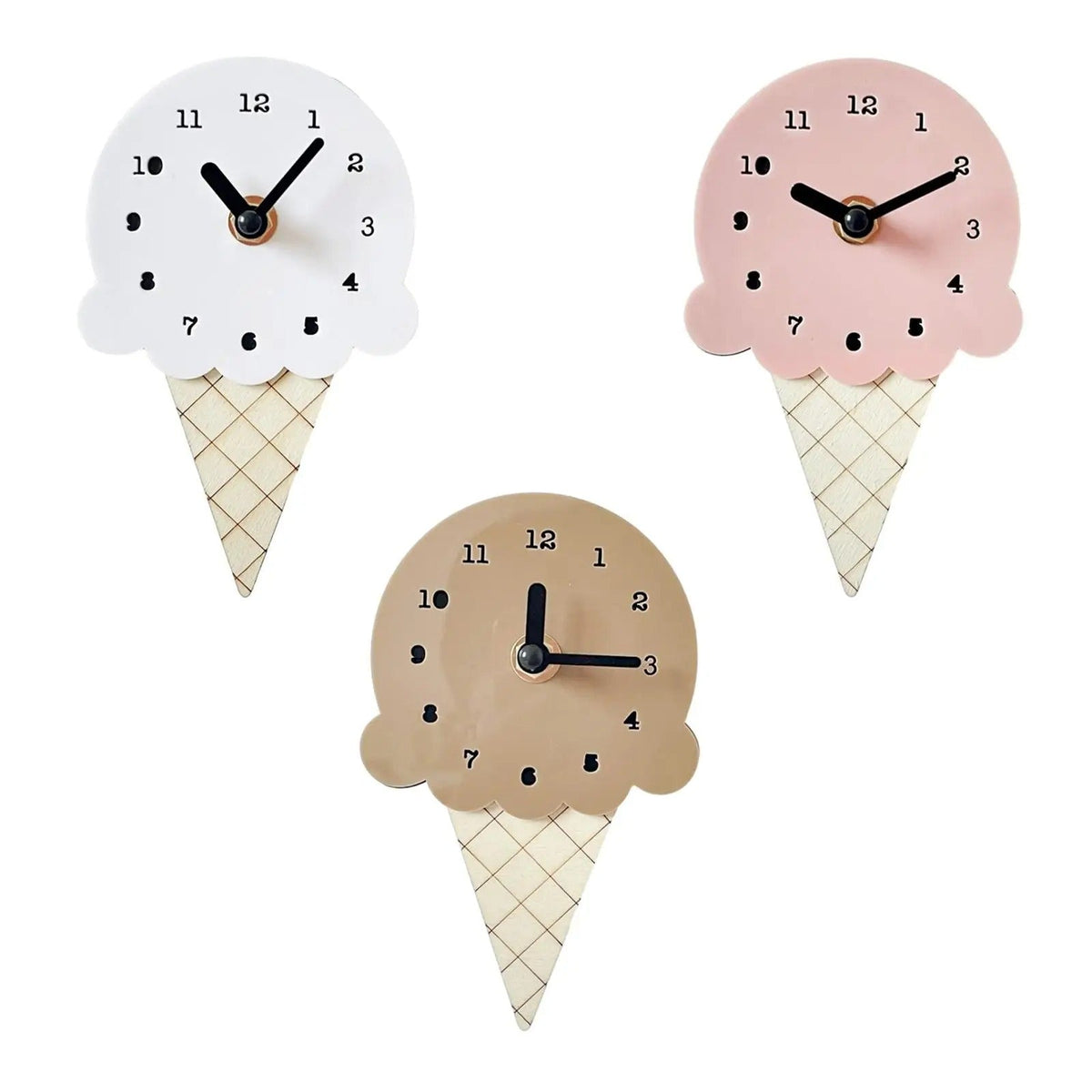 Ice Cream Cone Wall Clock – product view 5