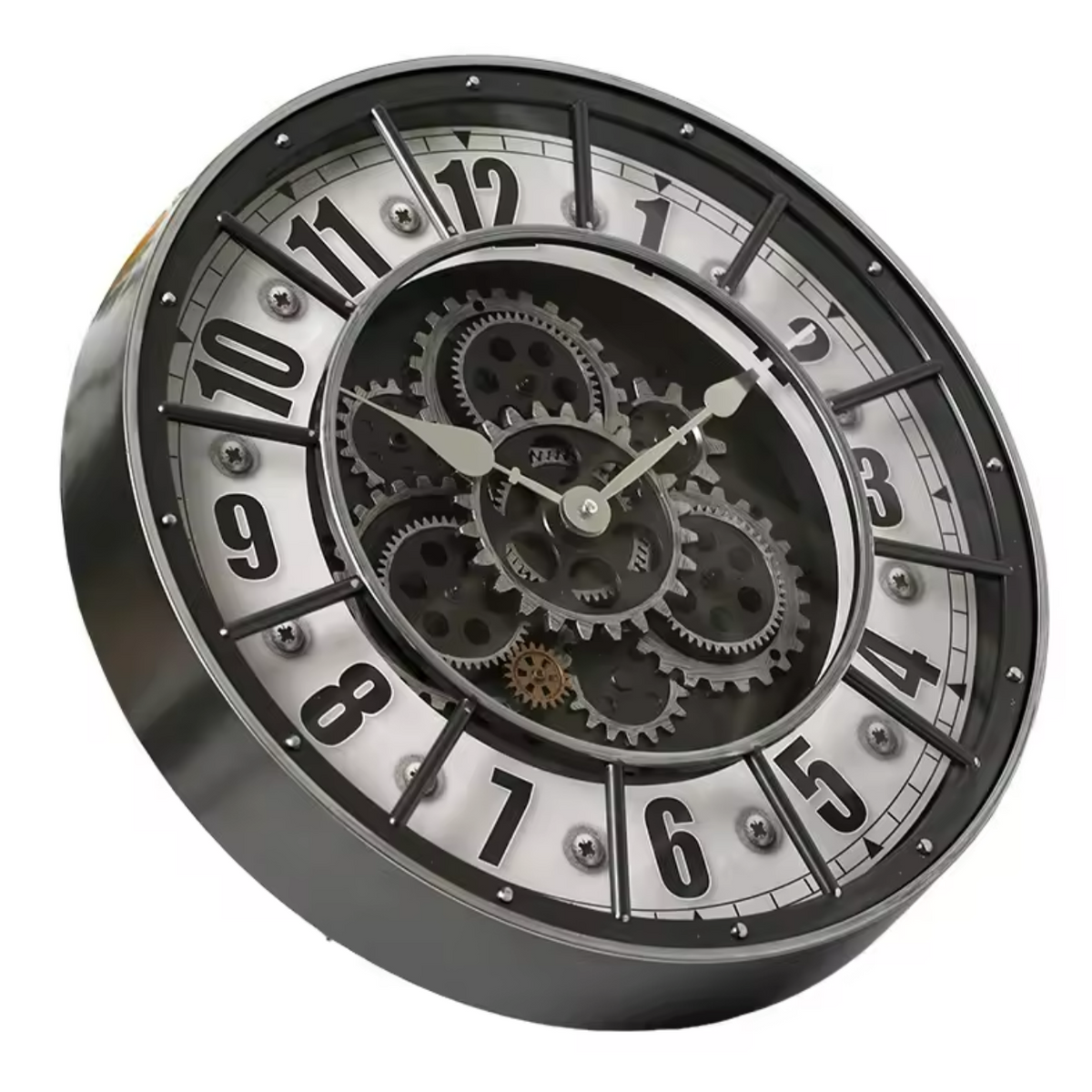 Industrial Gears Wall Clock – product view 2