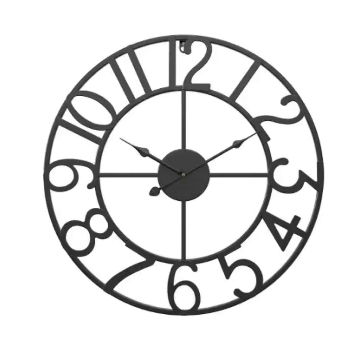 Industrial Numbers Wall Clock – product view 8