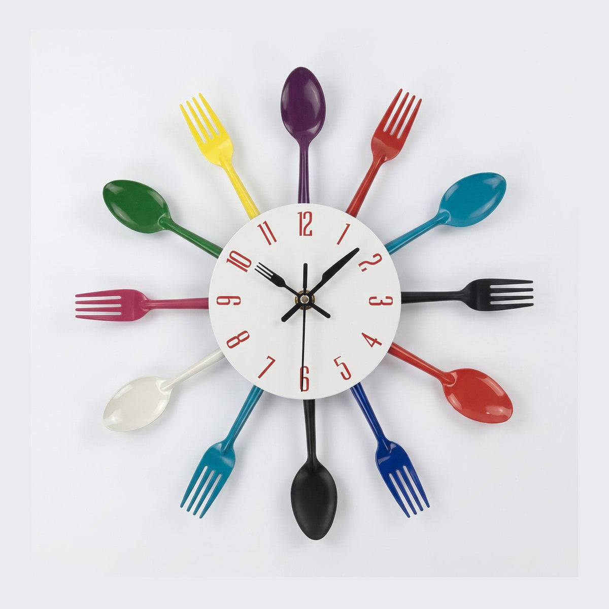 Kitchen Cutlery Wall Clock – product view 6