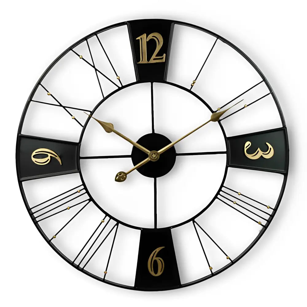 Large Factory Style Wall Clock – view 12
