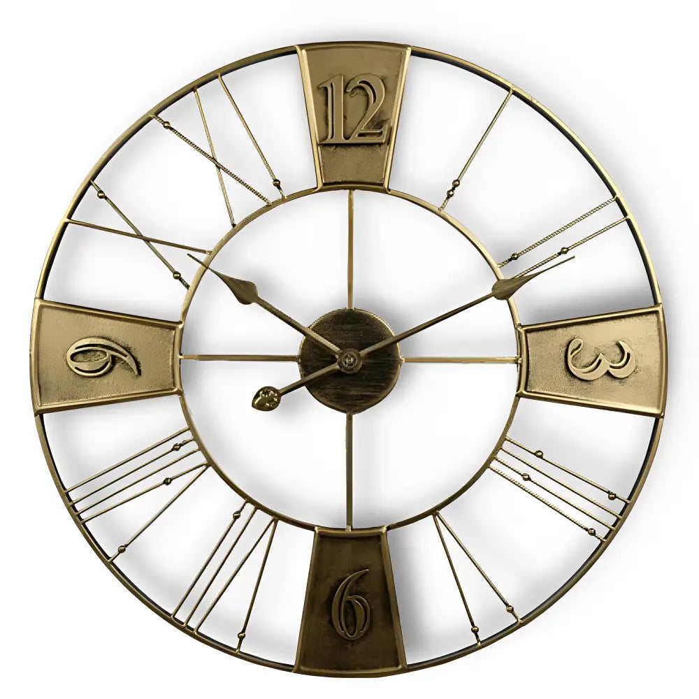 Large Factory Style Wall Clock – view 14