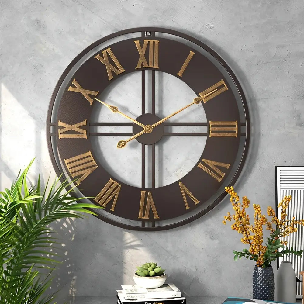 Large Industrial Wall Clock – view 2