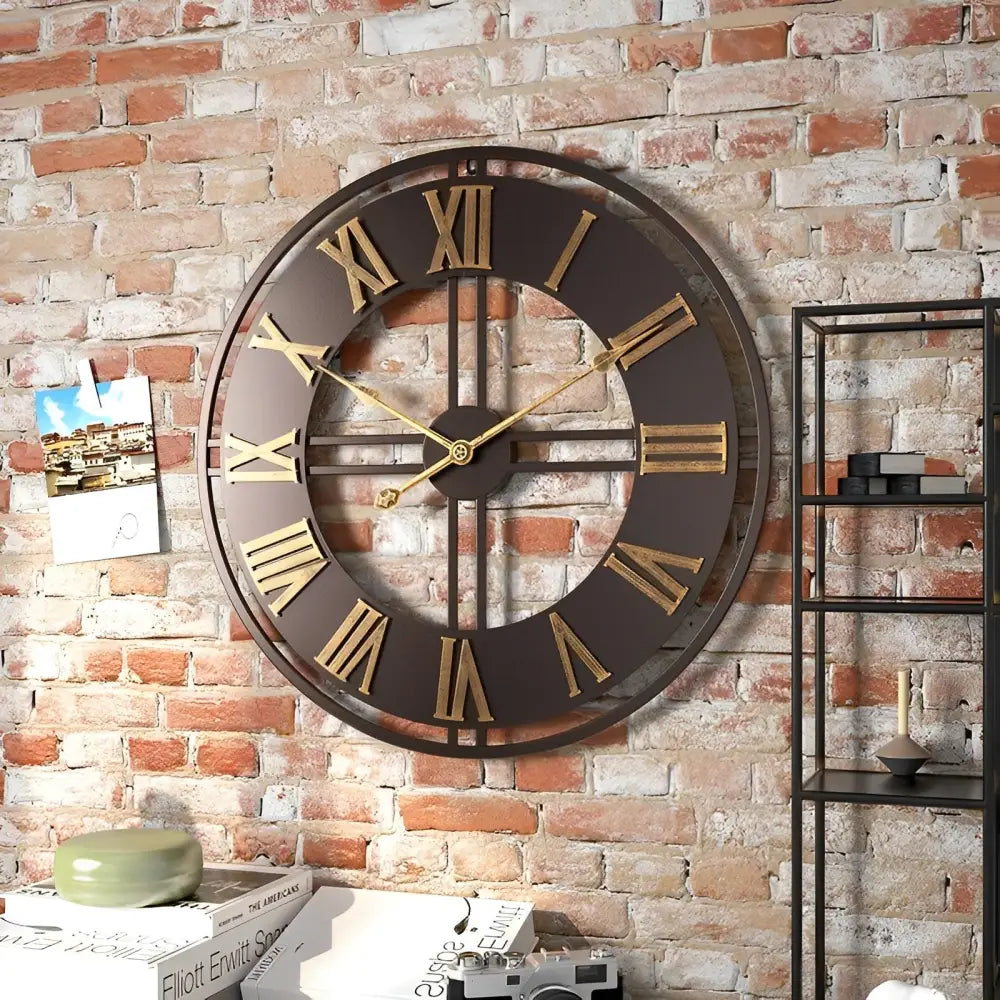 Large Industrial Wall Clock – view 3