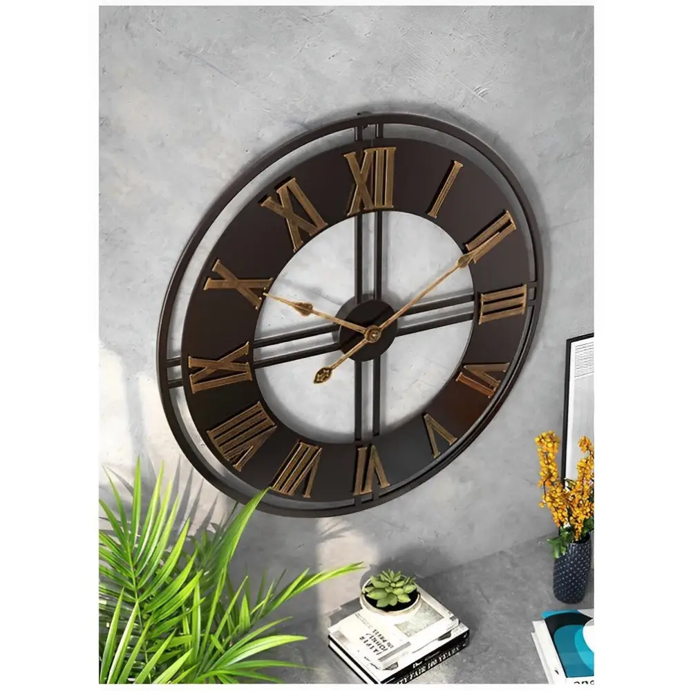 Large Industrial Wall Clock – view 5