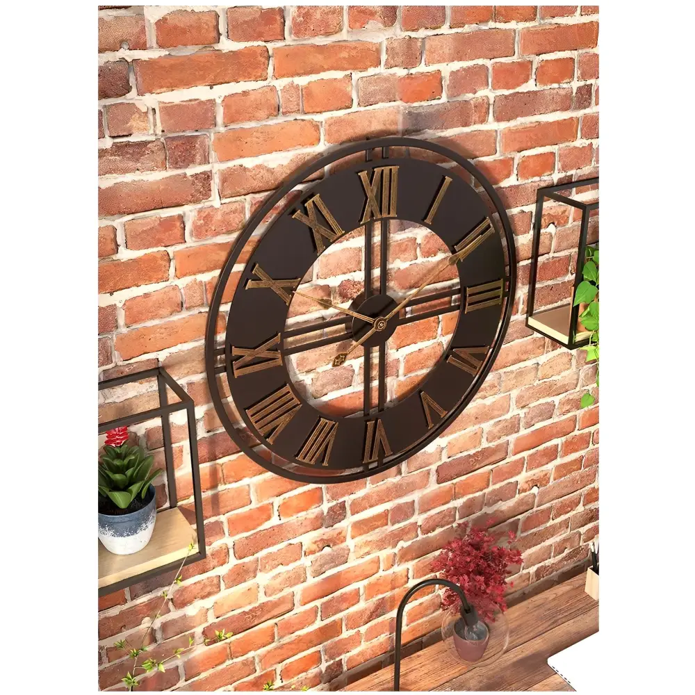 Large Industrial Wall Clock – view 6