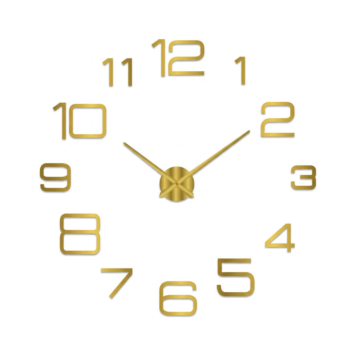 Large Modern Numbers Wall Clock – product view 5
