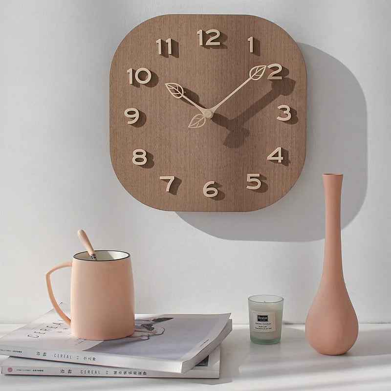 Leaf Design Wall Clock – product image