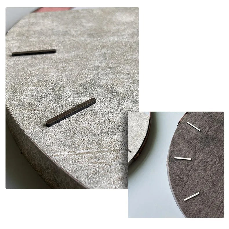 Leather Hanging Wall Clock – product view 7