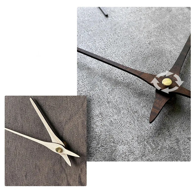 Leather Hanging Wall Clock – product view 8