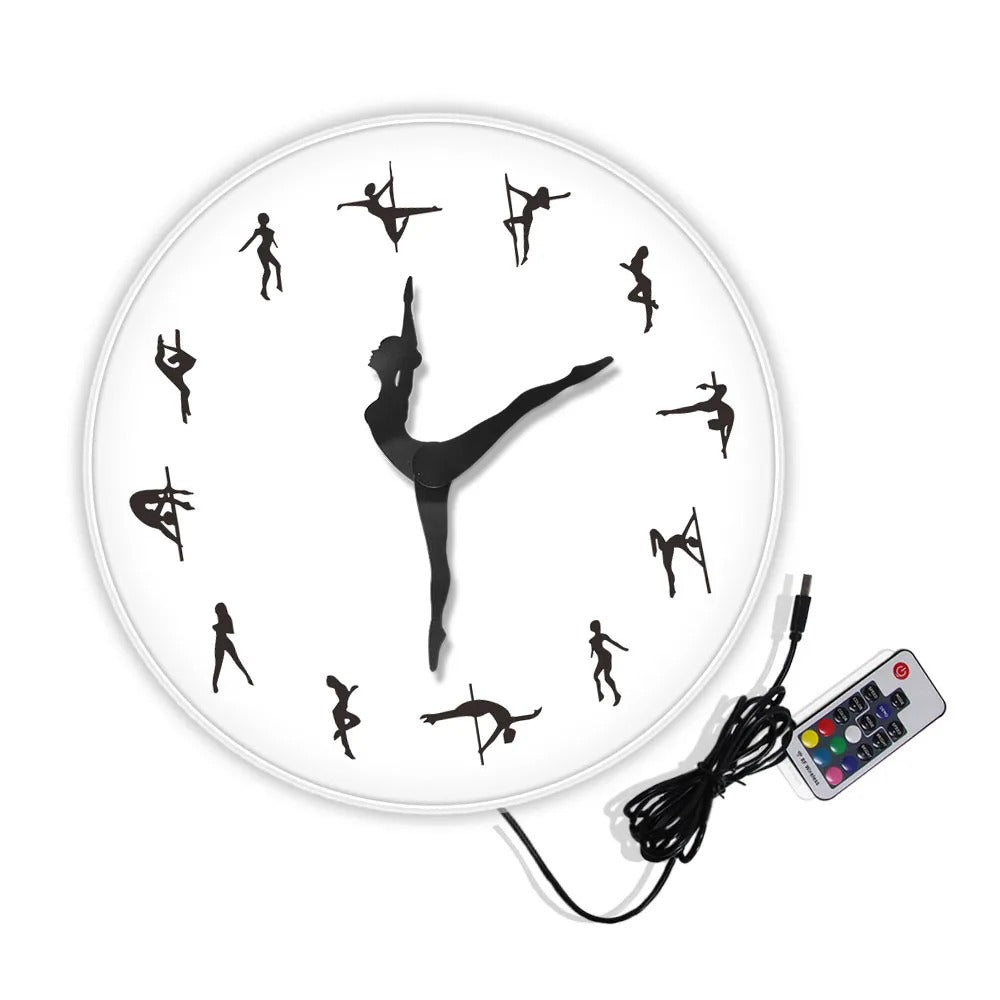 LED Dancer Wall Clock – product view 8