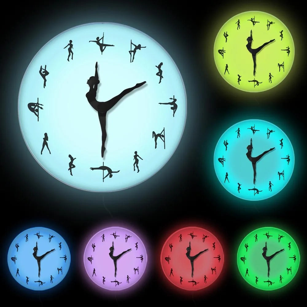 LED Dancer Wall Clock – product view 9