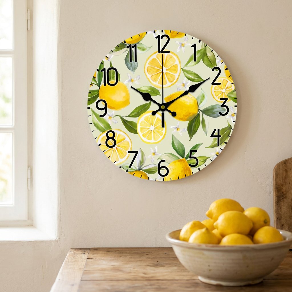 Lemon Fruit Wall Clock – product image