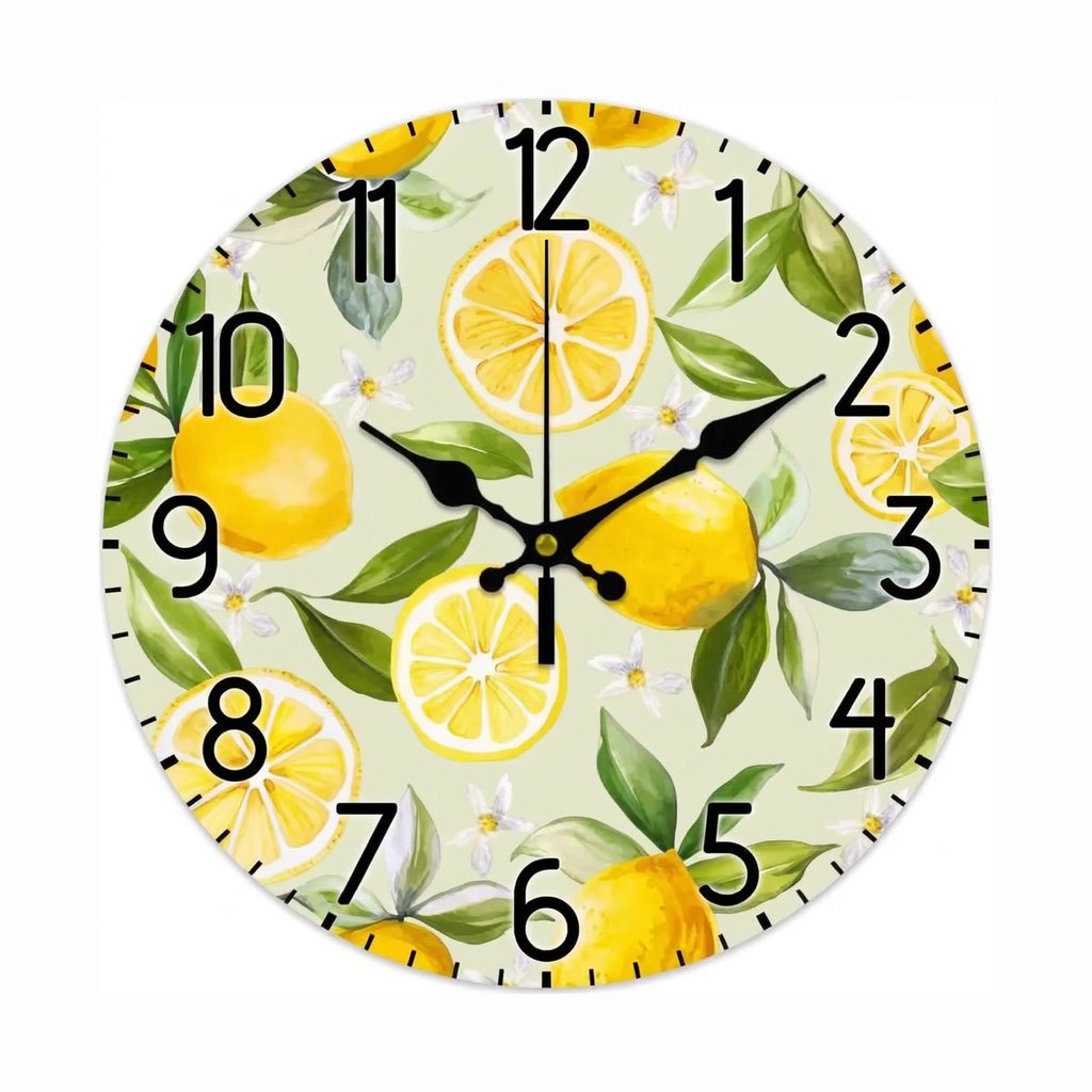 Lemon Fruit Wall Clock – product view 5