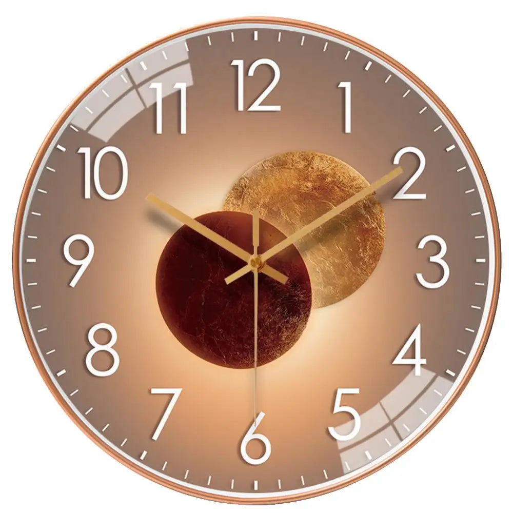 Light and Shadow Wall Clock – Style 1 Dial Black 30 cm