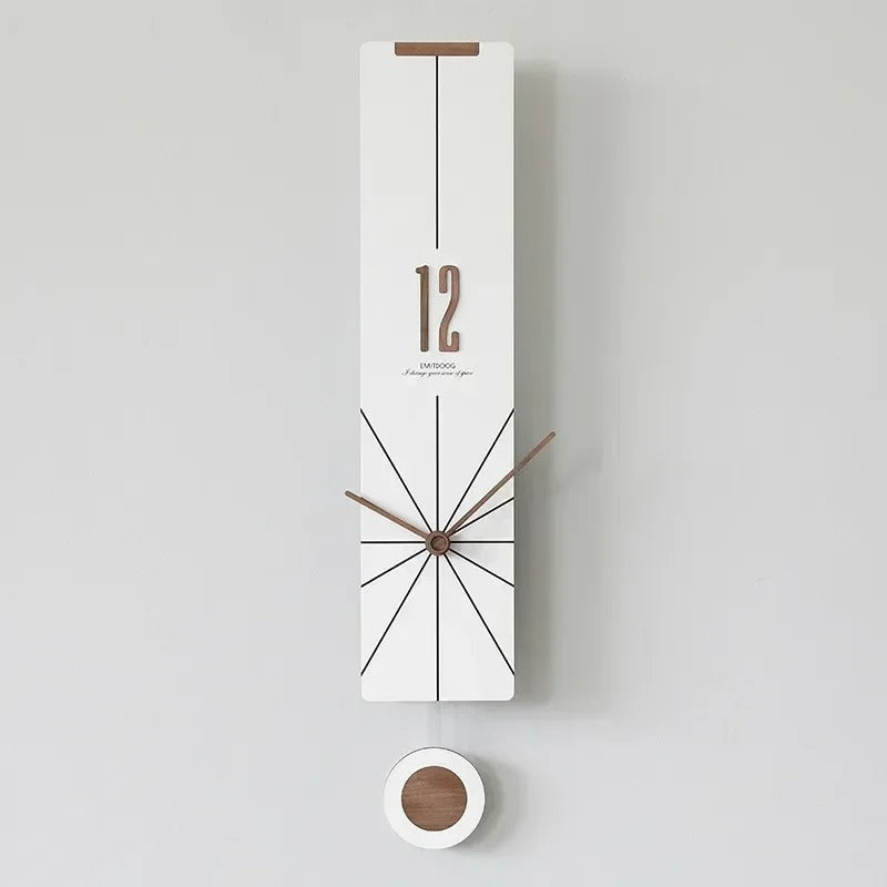 Long Wood Wall Clock – product view 8