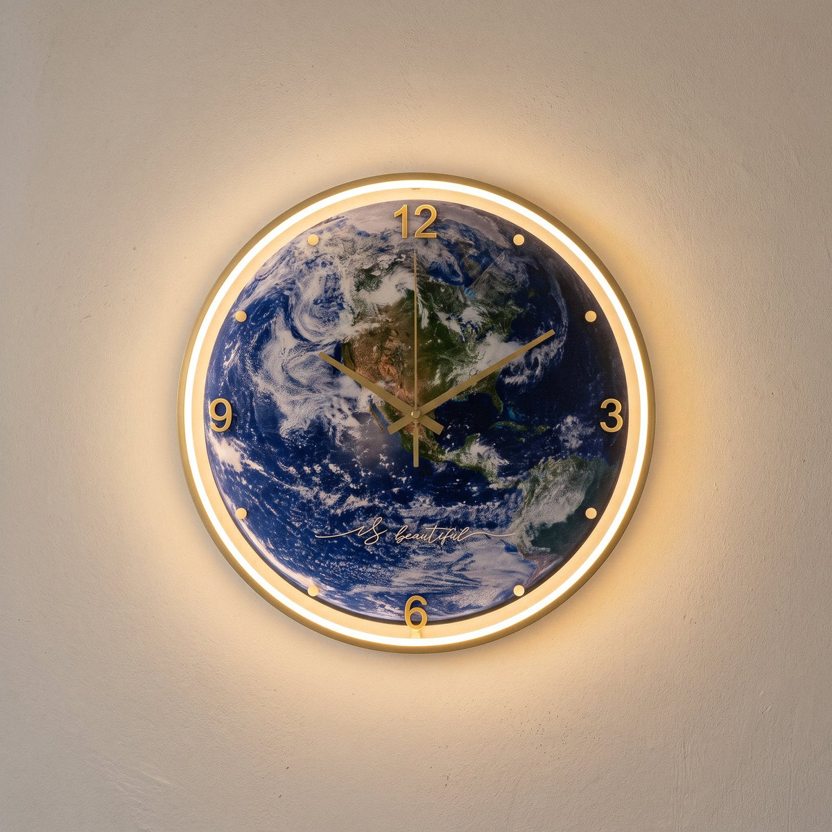 Luminous Moon Wall Clock – product view 11